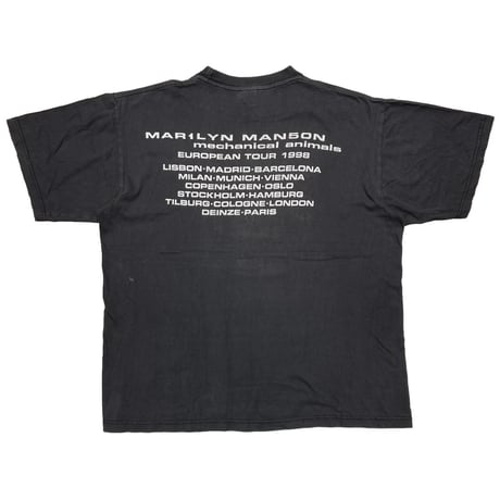 MARILYN MANSON MECHANICAL ANIMALS EUROPEAN TOUR 1998 BG XL 4516