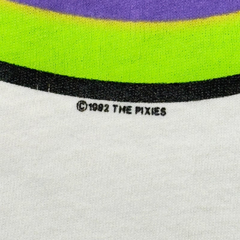 1992©︎ Pixies ピクシーズ giant バンドTシャツ VINTAGE ヴィンテージ 90s THE PIXIES LOGO TEE 1992 ピクシーズ 半袖T