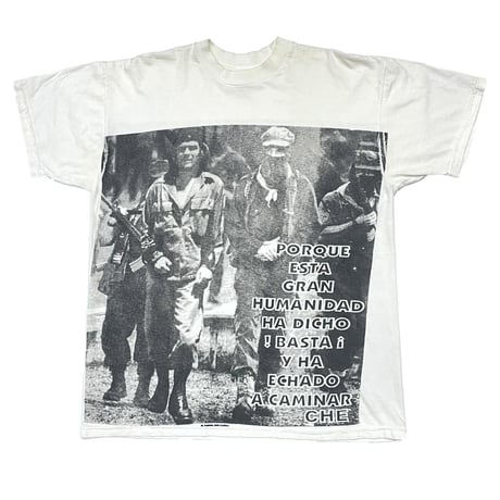 CHE GUEVARA MONOCHROME PHOTO TEE WHITE FITS L-XL 0016