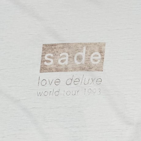 SADE LOVE DELUXE WORLD TOUR 1993 WHTE FITS XL 3590