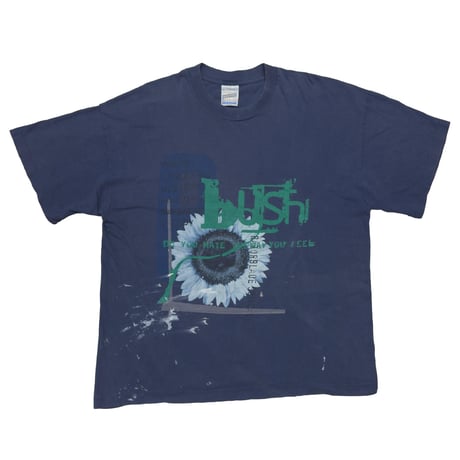 bush DO YOU HATE THE WAY YOU FEEL TOUR NAVY SCREEN STARS XL 7656