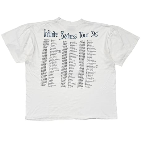 THE SMASHING PUMPKINS INFINITE SADNESS TOUR '96 WHITE TULTEX XL 3047