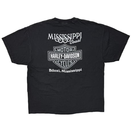 HARLEY DAVIDSON 2001 FRONT BLACK FLAME MISSISSIPPI COAST XL 1160