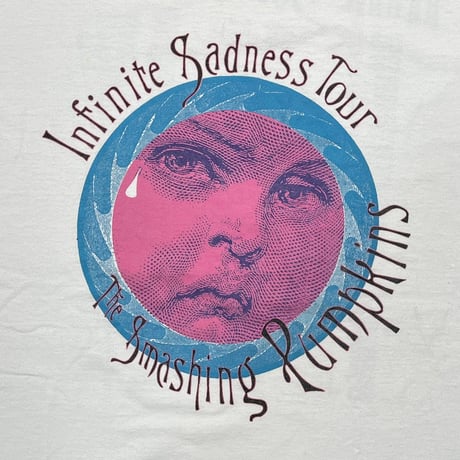 THE SMASHING PUMPKINS INFINITE SADNESS TOUR 1996 WHITE SOFTEE XL 0823