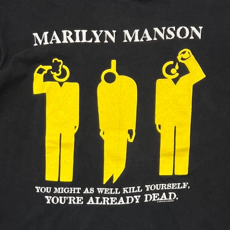 MARILYN MANSON 1996 YOU MIGHT AS WELL KILL YOURSELF YOU'RE ALREADY DEAD WINTERLAND XL 4725