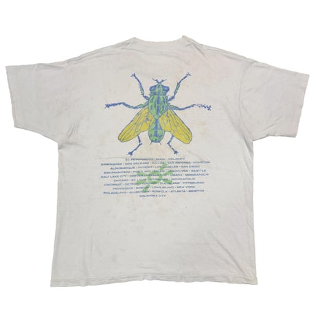BUTTHOLE SURFERS Independent Worm Saloon TOUR WHITE FITS XL 0059