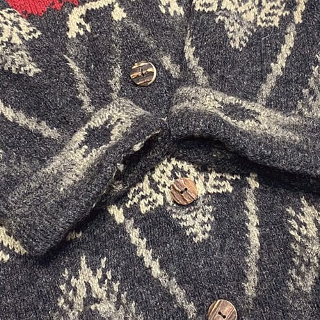 LAST OF STORE RALPH LAUREN COUNTRY NATIVE INDIAN HEAD KNIT JACKET SMALL 1855