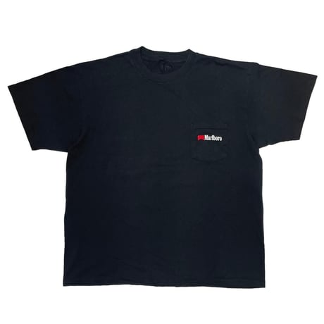 Marlboro COWBOY man POCKET TEE BLACK FITS XL 9984
