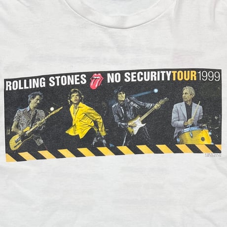THE ROLLING STONES NO SECURITY TOUR 1999 TOMMY HILFIGER PRESENTS WHITE FITS XL 4013