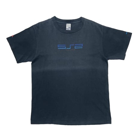 STUSSY PS2 LOGO PARODY TEE BLACK LARGE 5228