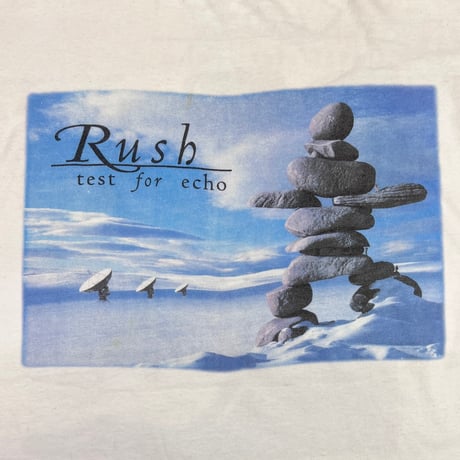 RUSH 1996-1997 TEST FOR ECHO TOUR WHITE HANES XL 2202