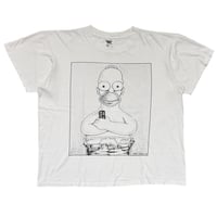 THE SIMPSONS HOMER SIMPSONS DOUBLESIDE LINK PRINT WHITE TENNESSEE RIVER XL 8698