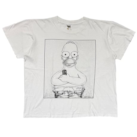 THE SIMPSONS HOMER SIMPSONS DOUBLESIDE LINK PRINT WHITE TENNESSEE RIVER XL 8698