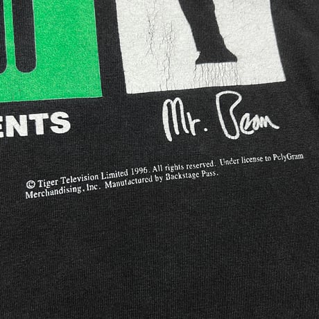 Mr.BEAN 1996 LADIES GENTS Mr.Bean SILHOUETTE SIGN Hanes XL 8602