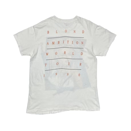 MADONNA BLOND AMBITION TOUR 1990 HANES LARGE WHITE 3994