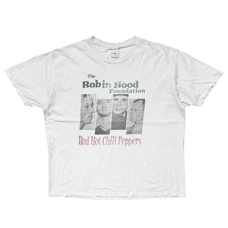 RED HOT CHILI PEPPERS ROBIN HOOD FOUNDATION CK TAG LARGE 0953
