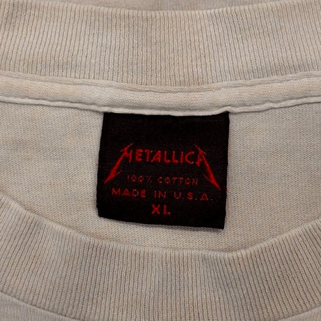 METALLICA 1991 WHEREVER I MAY ROAM STAGE SET DUST BEIGE XL 6278