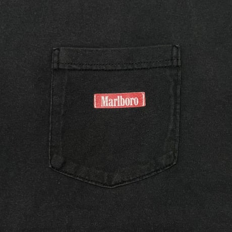 Marlboro SLANTED LOGO POCKET TEE BLACK DELTA XL 9980