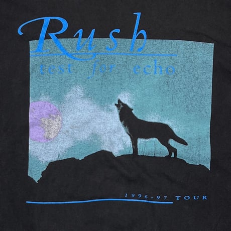 RUSH TEST FOR ECHO 1996-97 TOUR Hanes XL 1657