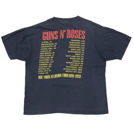 GUNS N' ROSES BAD APPLE USE YOUR ILLUSION 1991-1993 BROCKUM XL 6737