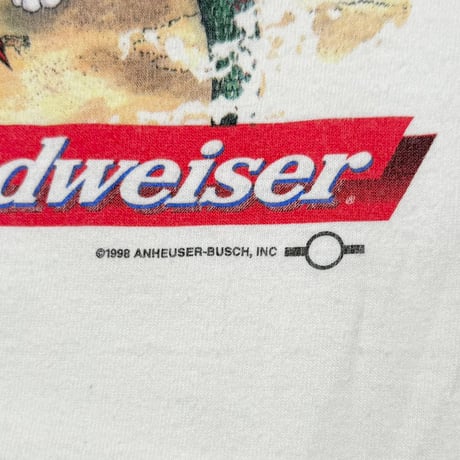 Budweiser 1998 THIS IS BUDWEISER THIS IS BIG! WHITE GILDAN XL 2591