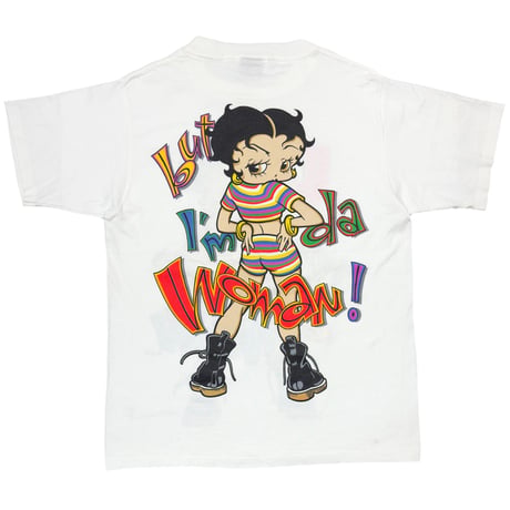 BETTY BOOP 1994 u may B da Man WHITE CHANGES LARGE 0073