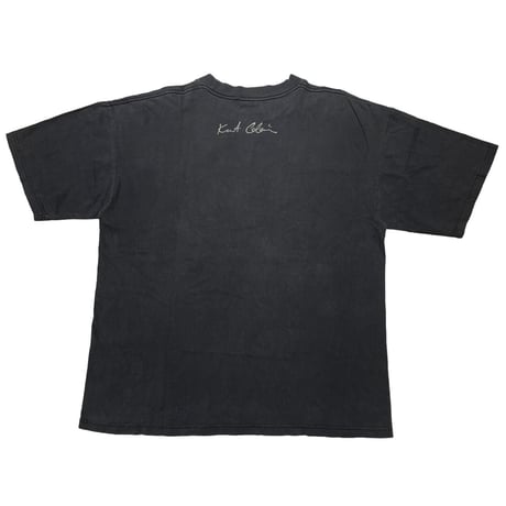 NIRVANA KURT COBAIN 1998 MEMORIAL FACE BLACK GIANT XL 1221