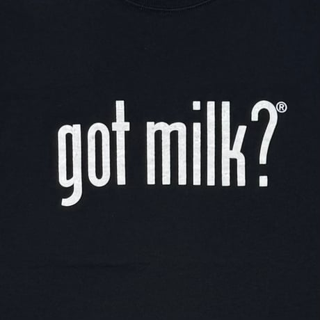 OLD&VINTAGE got milk? FRUIT OF THE LOOM XL 2284
