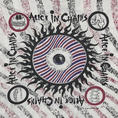 ALICE IN CHAINS 1991 ALAN FORBES OVP WHITE EURO XL 5286