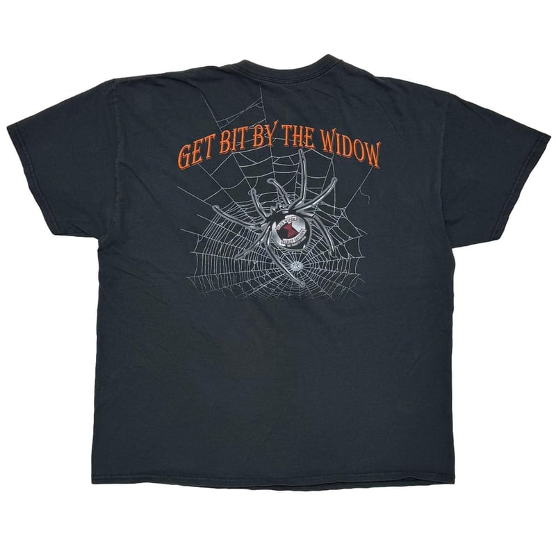 HARLEY DAVIDSON SPIDER GET BIT BY THE WIDOW FLO