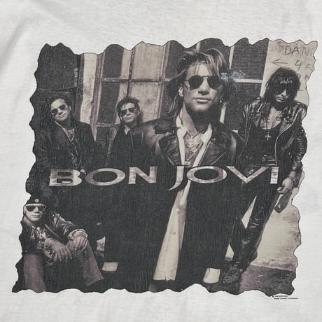 BON JOVI 1992 KEEP THE FAITH WHITE BROCKUM XL 2893