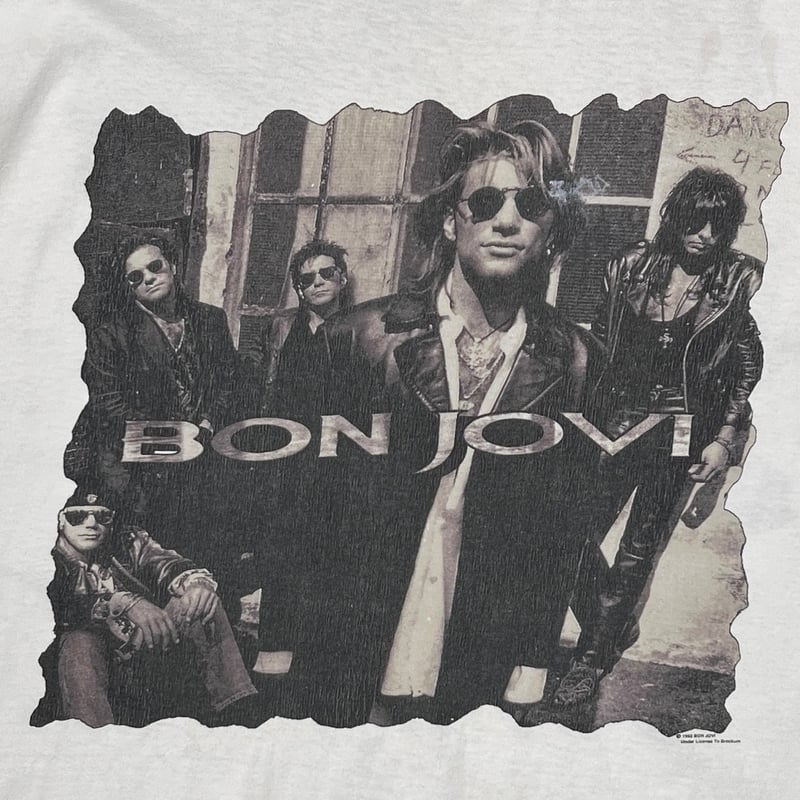 BON JOVI 1992 KEEP THE FAITH WHITE BROCKUM XL 2