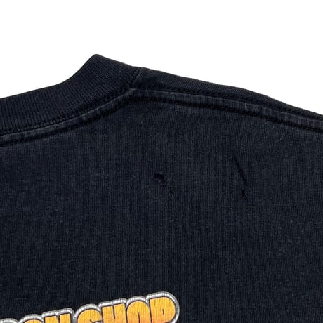 HARLEY DAVIDSON OLD ENGLISH LOGO MONOCHROME SLEEVE FLAME TEXAS LS XL 0742