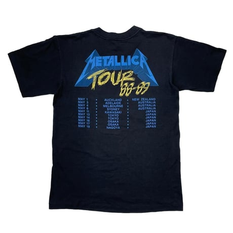 METALLICA AND JUSTICE FOR ALL 1988 TOUR BROCKUM LARGE FITS S-M 8351