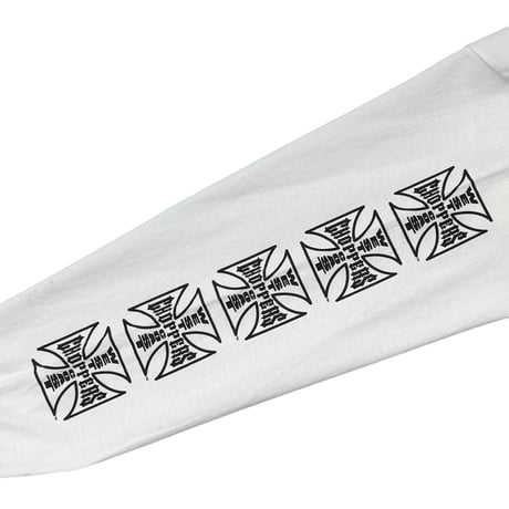 WEST COAST CHOPPERS IRON CROSS LS WHITE XL 8560