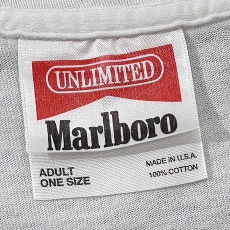 Marlboro 1995 MAP POCKET TEE WHITE ONE SIZE 1