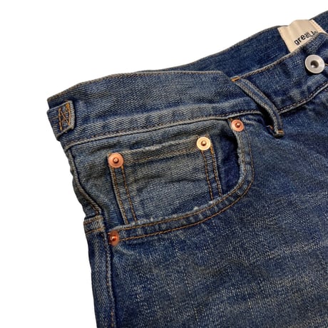 greatLAnd ORIGINAL LOGAN 10YEARS DENIM JACKET 2nd T-BACK & PANT LOOSE XX SET UP