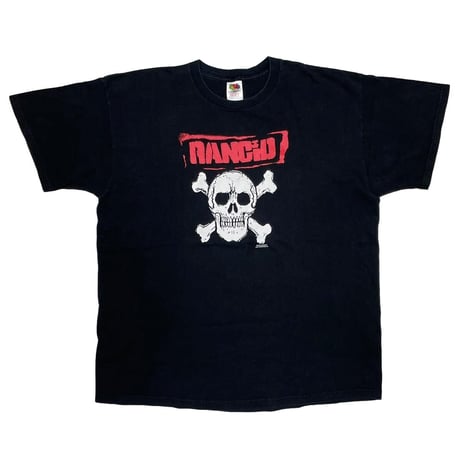 RANCID 2003 CROSS BONE SKULL FRUUT OF THE LOOM XL 9947