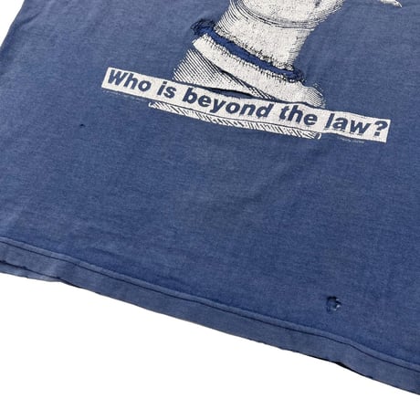 RAGE AGINST THE MACHINE 1997 Who is beyond the law ? BARBARA KRUGER NAVY GIANT FITS XL 7237
