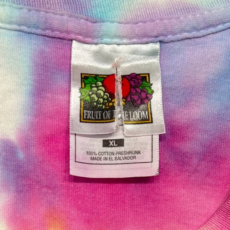 PEARL JAM YIELD 1998 TIEDYE FRUIT OF THE LOOM 6445