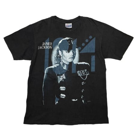 JANET JACKSON 1990 RHYTHM NATION TOUR HANES LARGE 3983