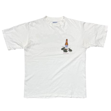 Budweiser KING OF BEER FROGS Hawaii WHITE ALL SPORT LARGE 6589