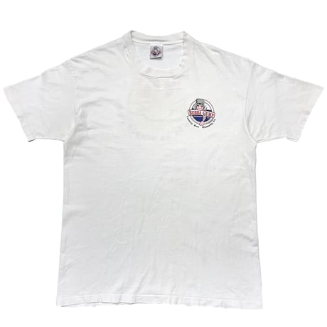 BUBBA GUMP SHRIMP CO. STUPID IS AS STUPID DOES SMILE WHITE FITS XL 4941