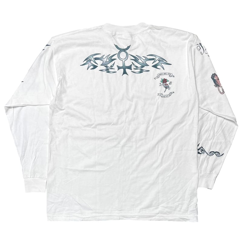 DENNIS RODMAN TATTOO LS WHITE XL 8928 | greatLA