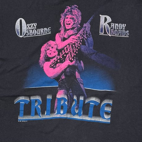 OZZY OSBOURNE x RANDY ROADS TRIBUTE SLEEVELESS HANES XL 5154