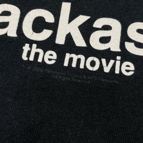 JACKASS THE MOVIE WARNING TEE ANVIL LARGE