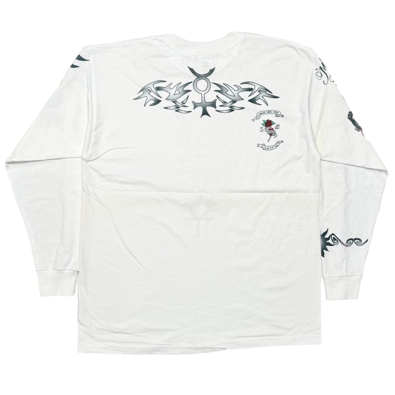 DENNIS RODMAN TATTOO LS WHITE XL 0467 | greatLA