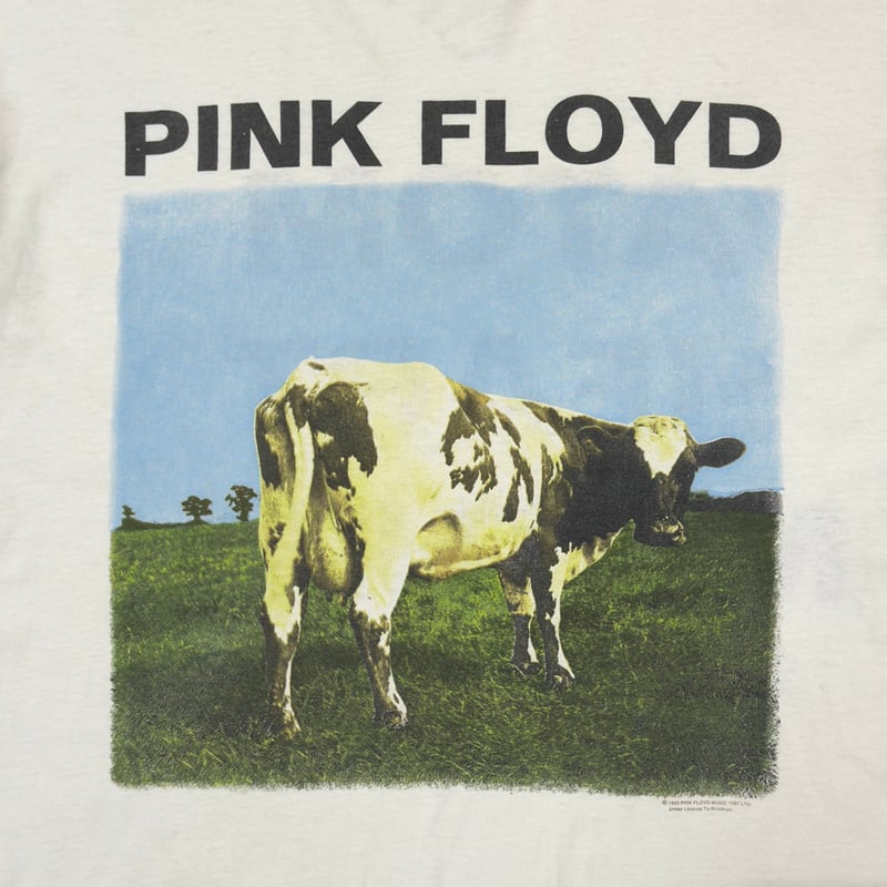 超希少 入手困難 Pink Floyd ピンクフロイド brockum XL相当 PINK FLOYD ATOM HEART MOTHER WHITE BROCKUM XL 9