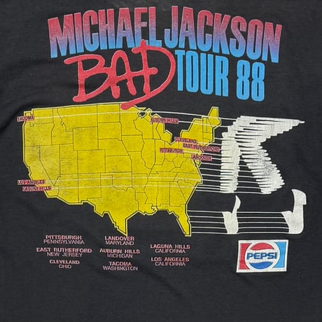 MICHAEL JACKSON BAD 1988 WORLD TOUR PEPSI XL 9471