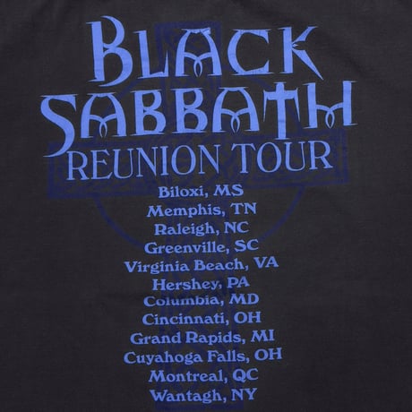 BLACK SABBATH REUNION TOUR ALL SPORT XL 1912